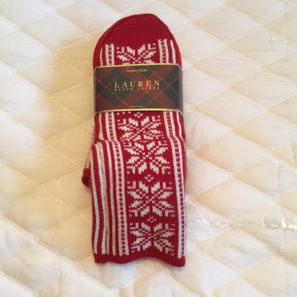 Ralph Lauren Accessories - Ralph Lauren Slipper Socks